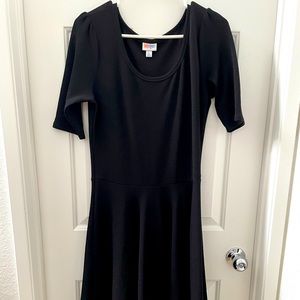 Lularoe Nicole Black Dress, XL